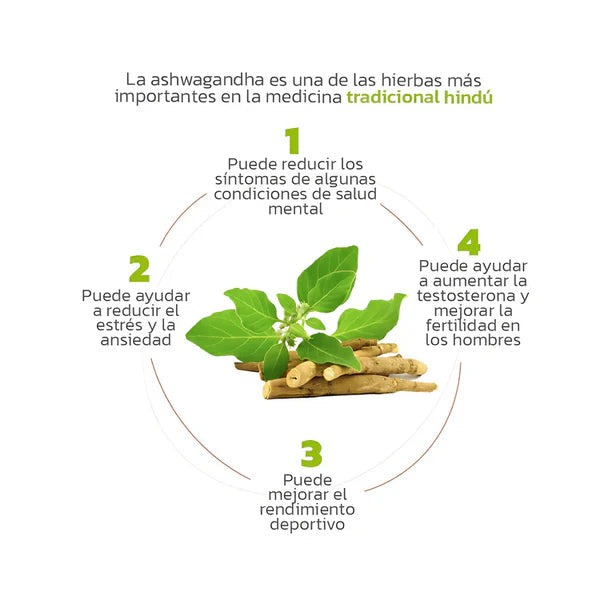 Ashwagandha + Magnesio 1000 mg – Bienestar natural día y noche