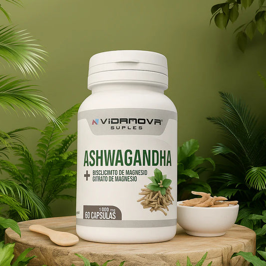 Ashwagandha + Magnesio 1000 mg – Bienestar natural día y noche